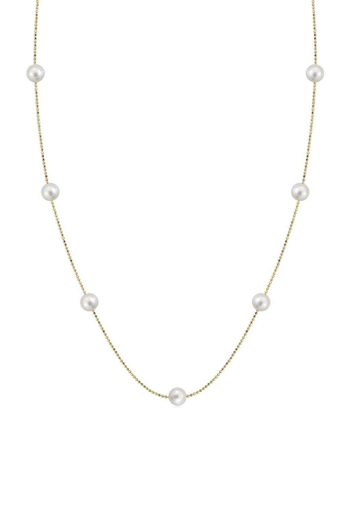 İncili Altın Kolye