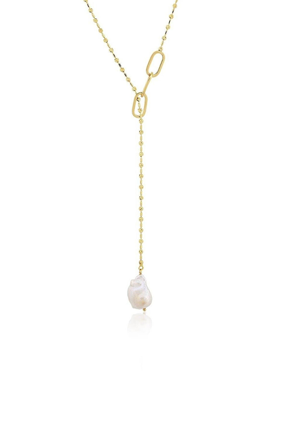 İncili Myrelis Altın Kolye