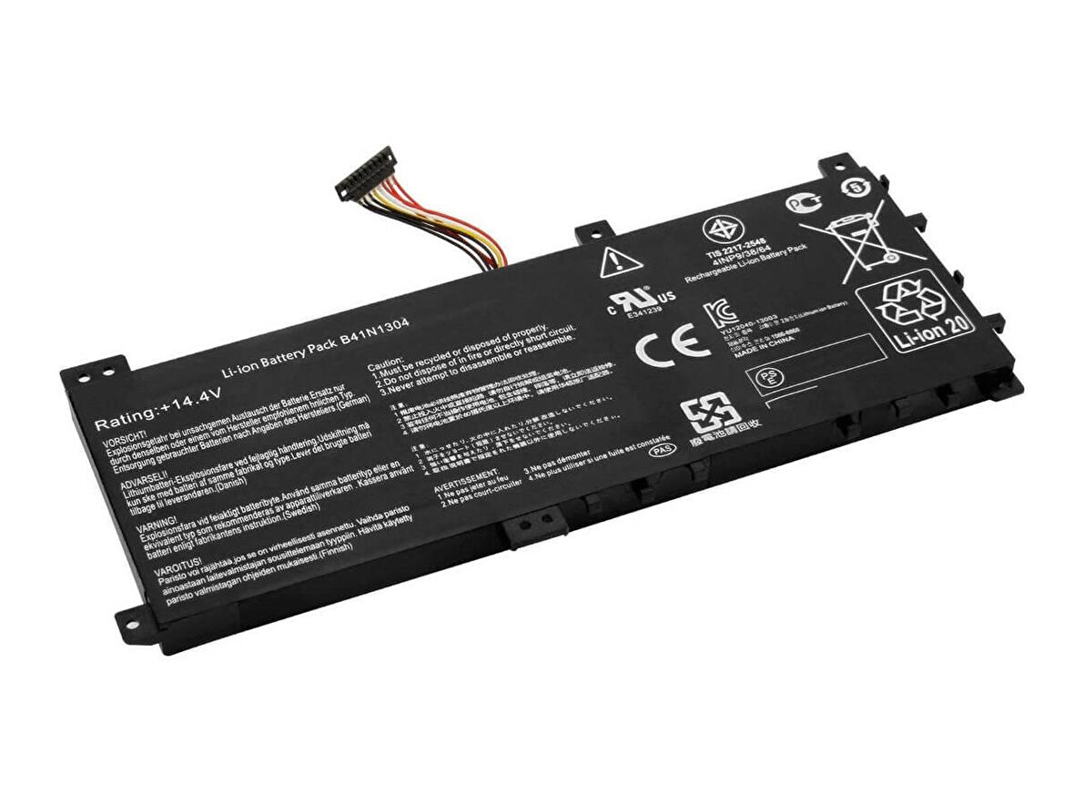 Asus R451LA  Batarya ile Uyumlu Pil  B41N1304