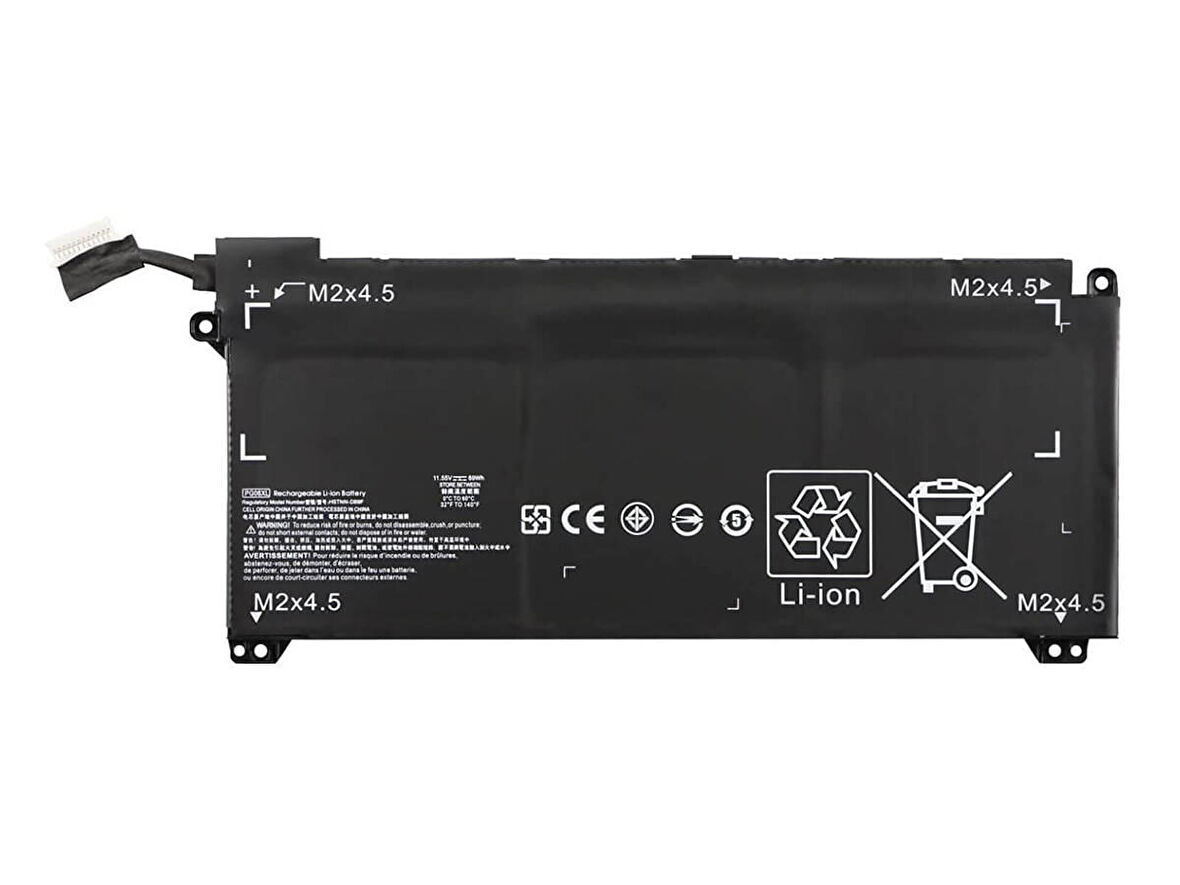 Hp Omen 15-dh0015nr Batarya ile Uyumlu  Pil PG06XL Versiyon 2