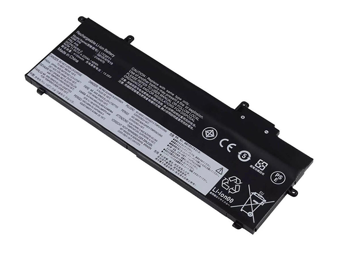 Lenovo ile Uyumlu ThinkPad X280  Laptop Batarya Pil