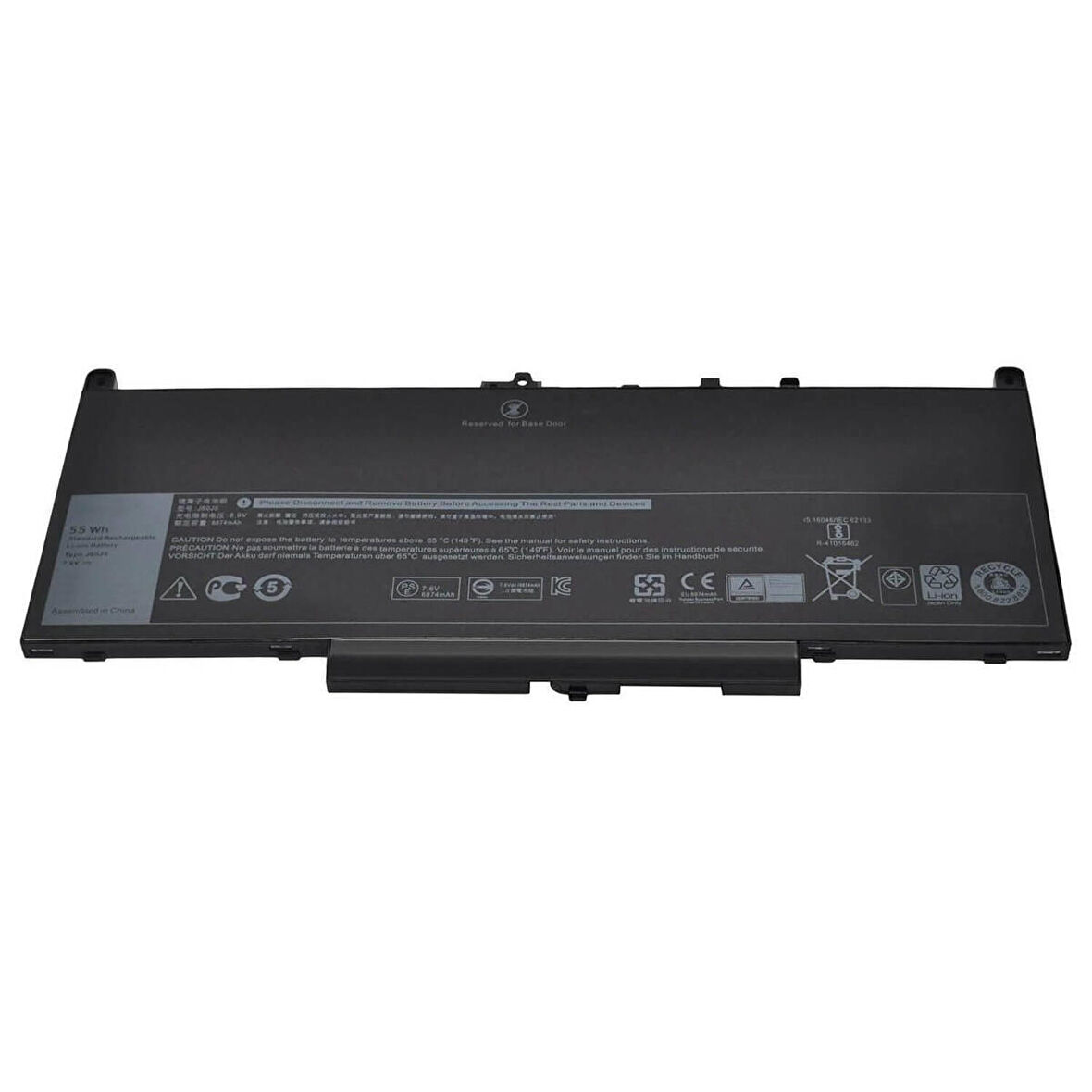 Dell ile Uyumlu Latitude E7270, E7470 Bataryası, Pil J60J5