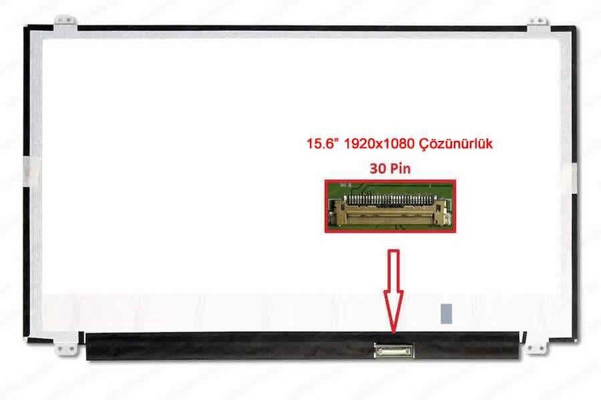 Écran LCD LED 15.6" Compatible - Type B156HTN03.8 HW9C 30 Broches - Pour Ordinateur Portable - Neuf