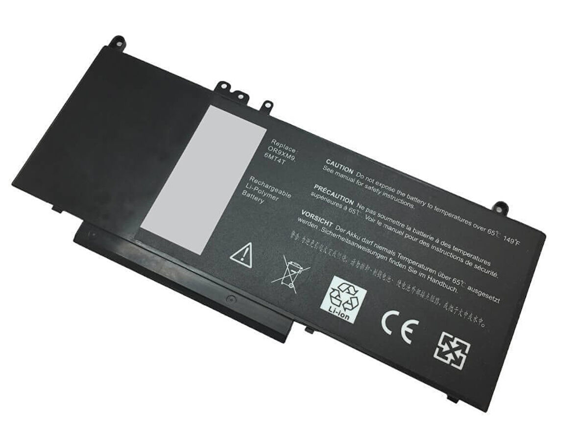 Dell ile Uyumlu Latitude E5550 5550 Versiyon P37F, P37F001  Laptop Batarya Pil 4 CELL Versiyon-1