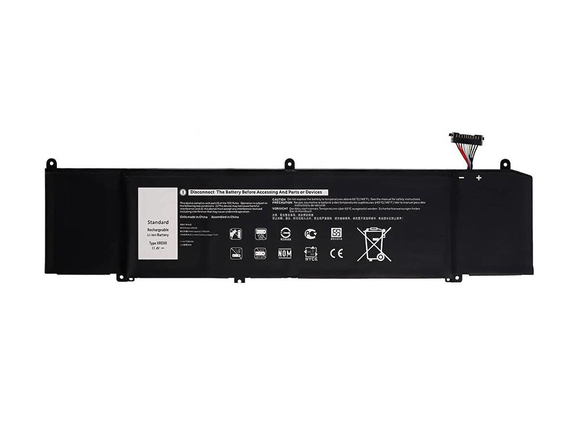 Dell Alienware M15 ALW15M-R1523S ile Uyumlu Notebook Bataryası Pili - Ver.2 - 6 Cell