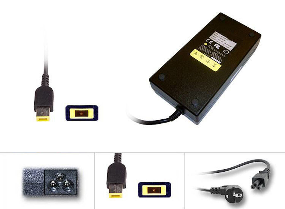 Lenovo ThinkPad P70 ADL170SLC3A 20V 8.5A 170W Uyumlu Adaptör