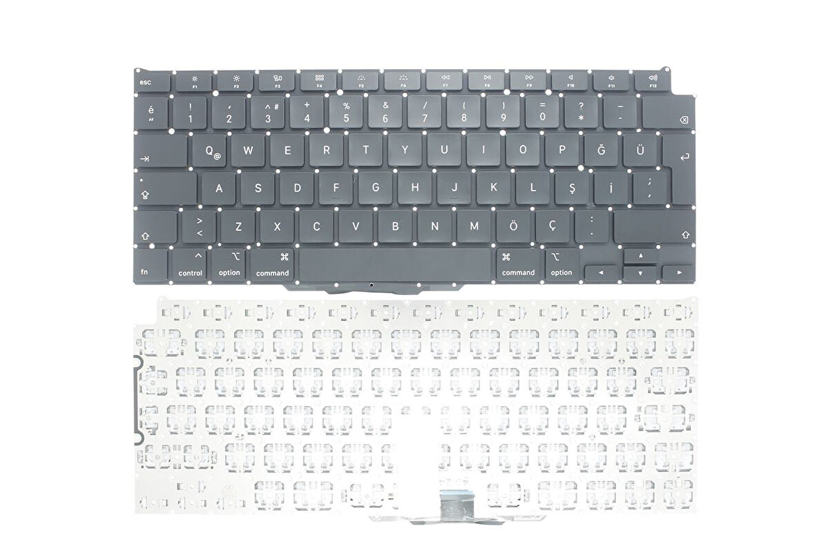 Apple MacBook Air A2179 (2020) ile Uyumlu Notebook Klavye - Siyah - TR - Büyük Enter