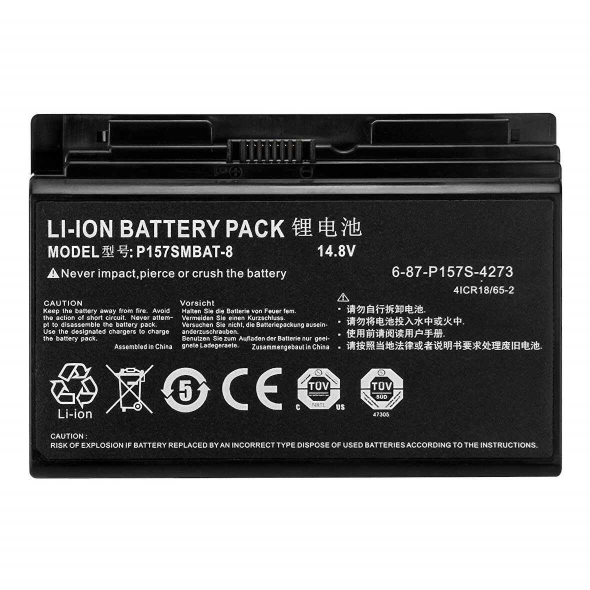 Sager NP7358 ile Uyumlu Notebook Bataryası Pili