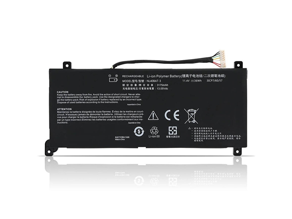 Stonebook Lite L103B ile Uyumlu Notebook Bataryası Pili