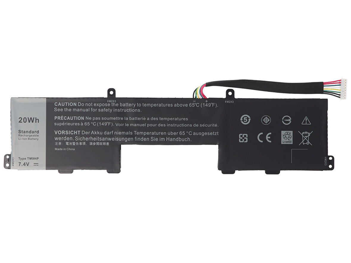 Dell Latitude E7350, TM9HP Notebook Bataryası - Ver.2 (Klavye)