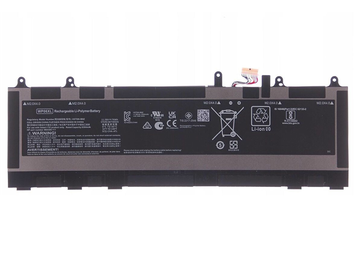 HP ZBook Firefly 14 G9, G10 ile Uyumlu Notebook Batarya Pili