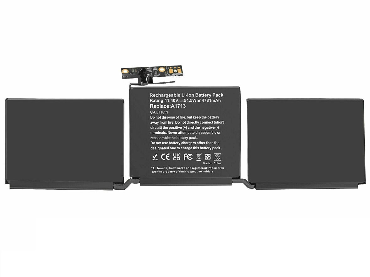 Apple MacBook Pro 13" A1708 (Late 2016) ile Uyumlu Notebook Bataryası Pili  