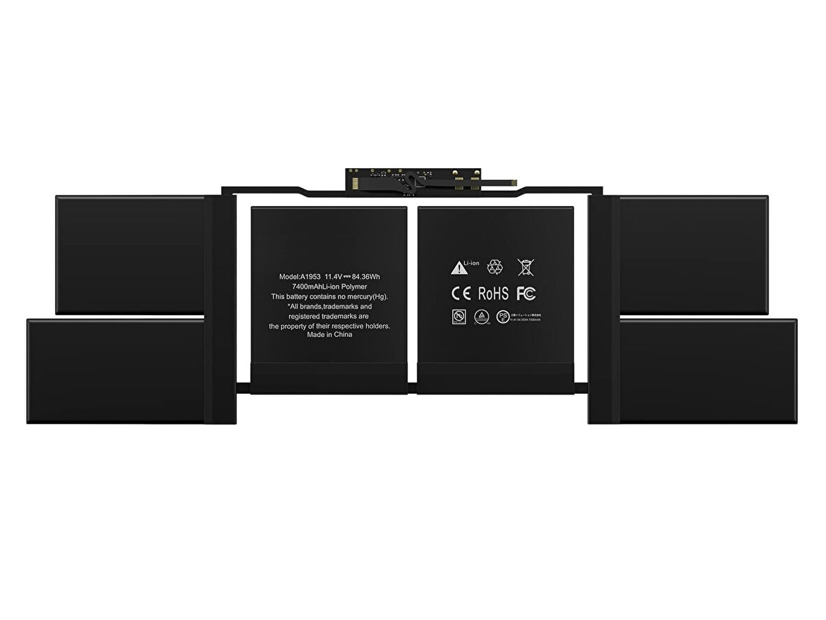 Apple MacBook Pro A1990 (2018), A1953 RML-039  ile Uyumlu Notebook Bataryası Pili