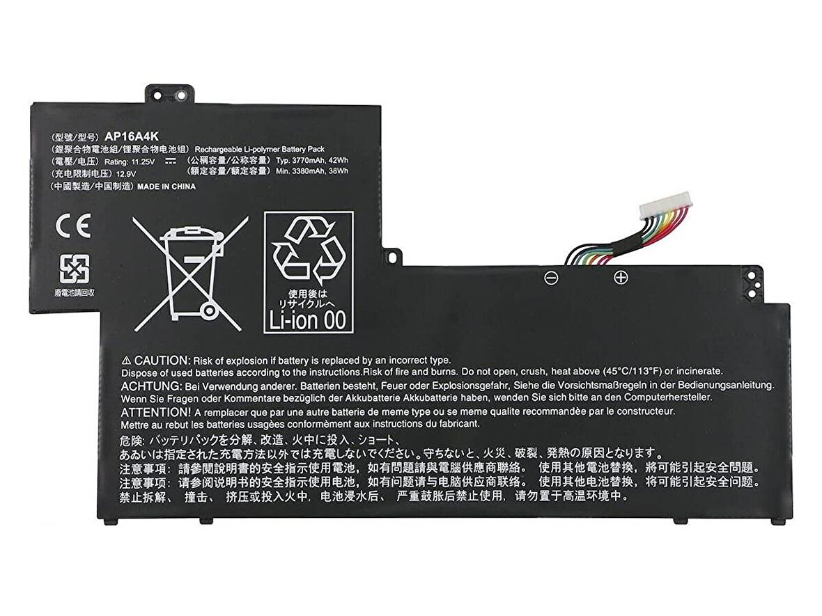 Acer N16Q9 ile Uyumlu Notebook Bataryası Pili