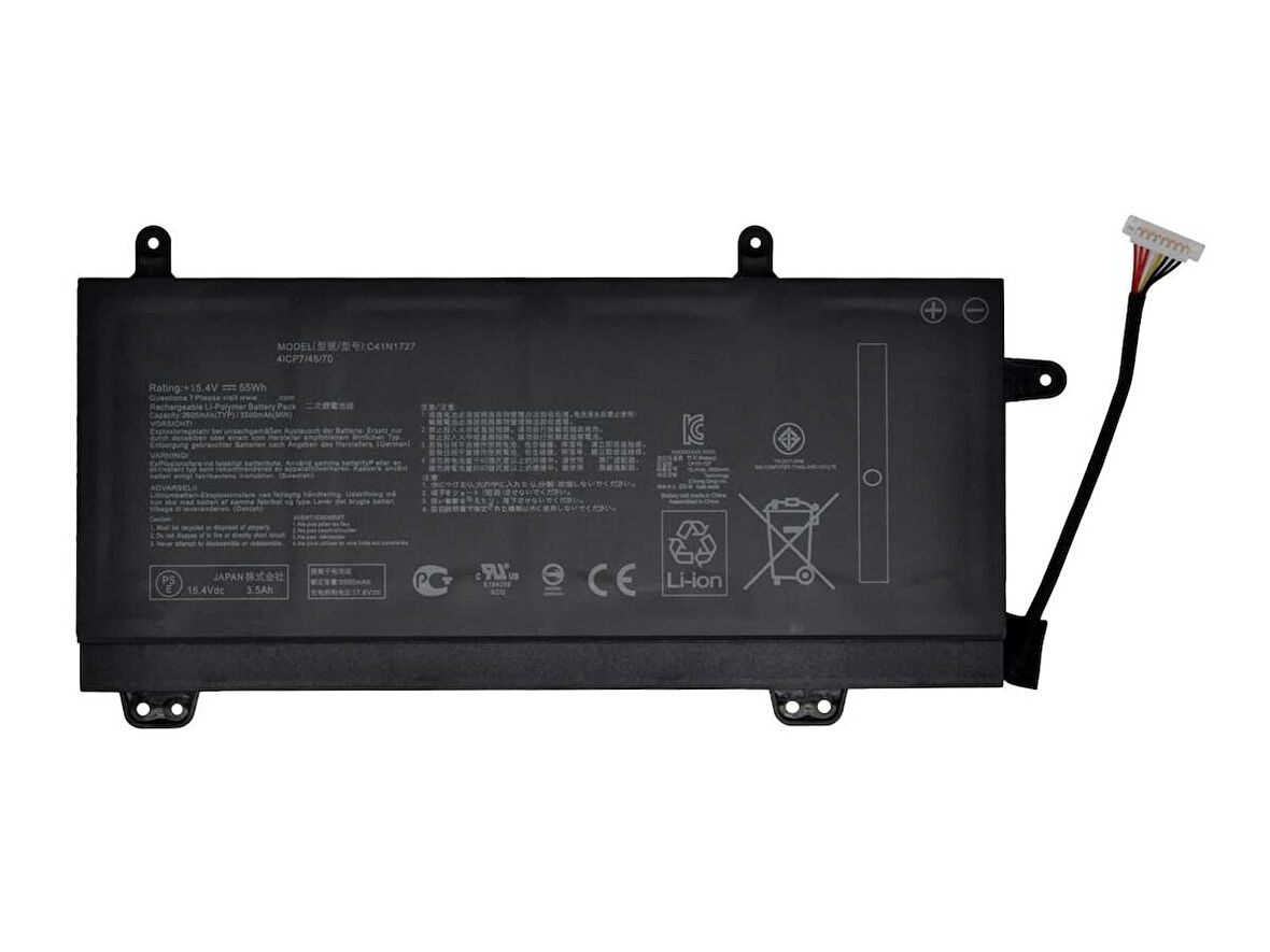 Asus ROG Zephyrus S GX531GX ile Uyumlu Notebook Bataryası Pili