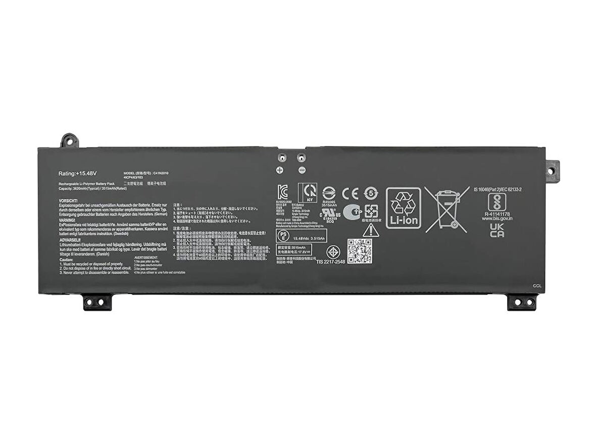 Asus ROG Strix G15 G513IH-HN084T ile Uyumlu Notebook Bataryası Pili