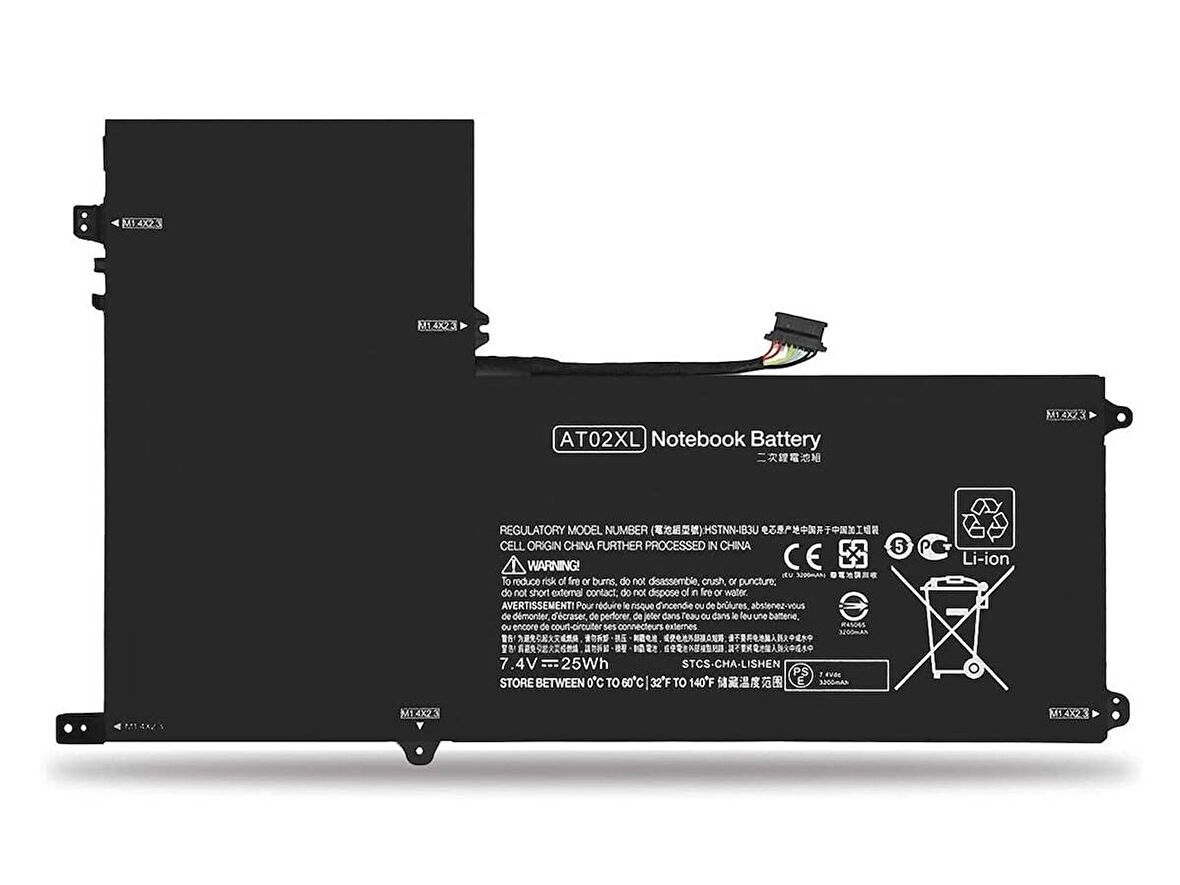 HP AT02XL ile Uyumlu Tablet Bataryası Pili