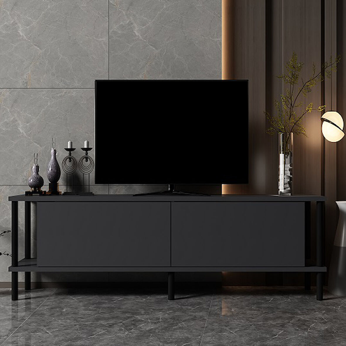TV Sehpası Agora Antrasit 150 cm