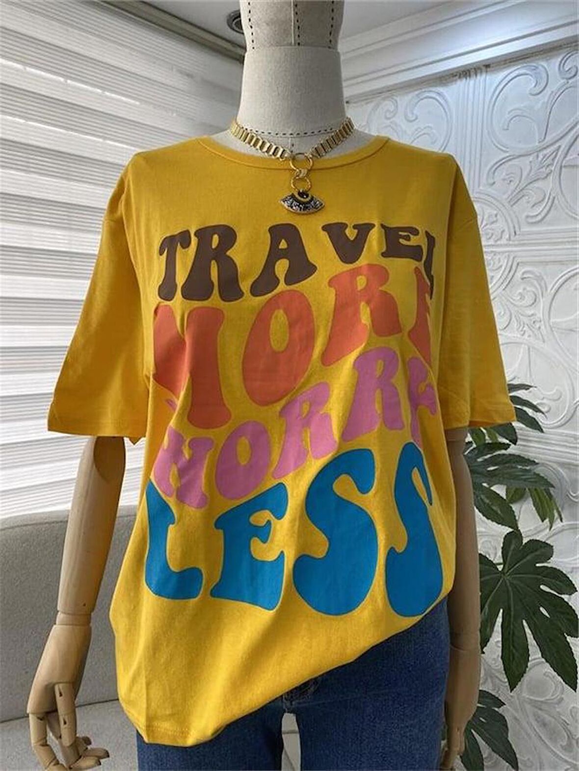 Travel Moore Baskılı Tshirt