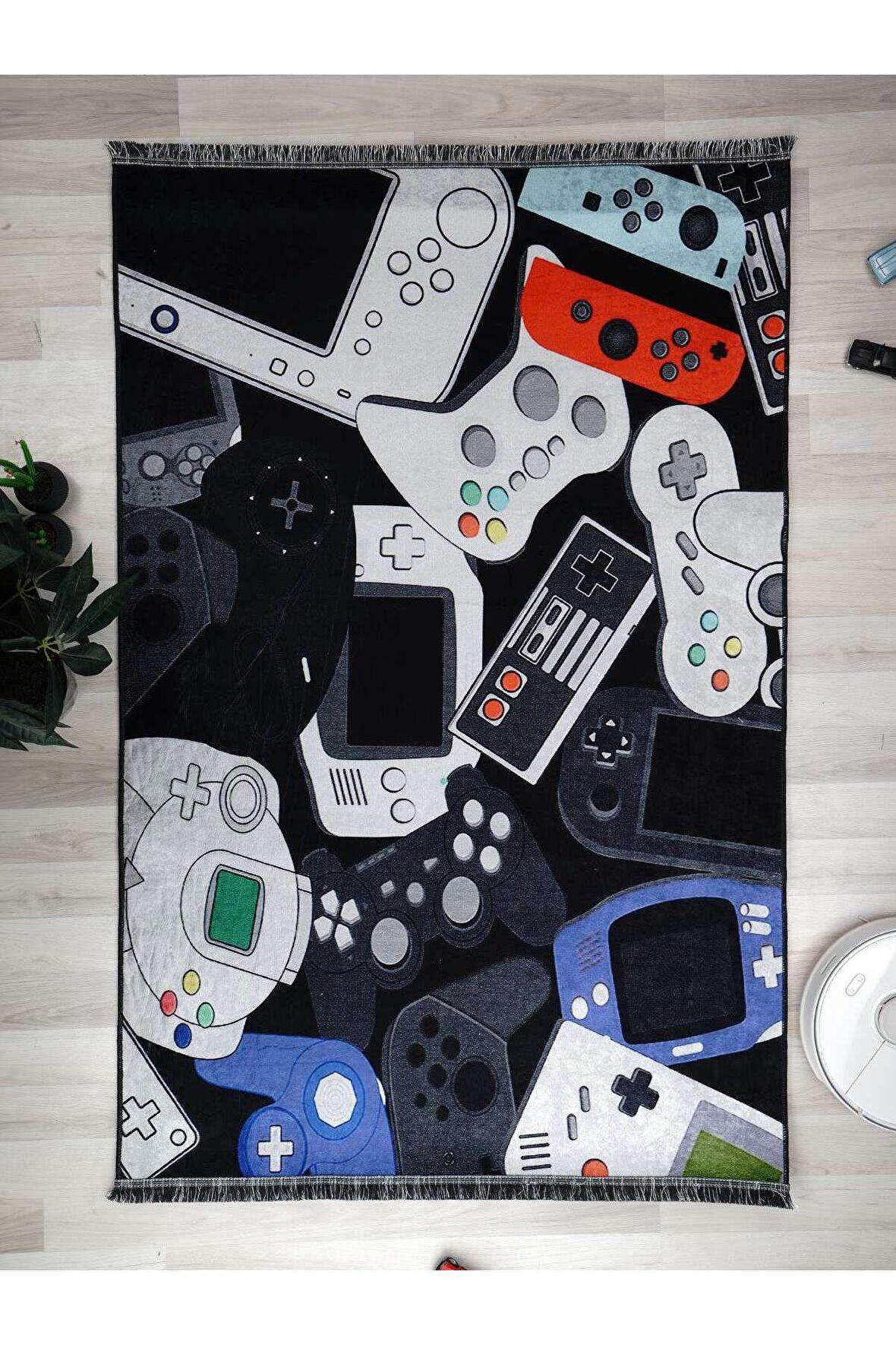 Gamer Halısı Yıkanabilir Kaymaz Taban Çocuk Odası