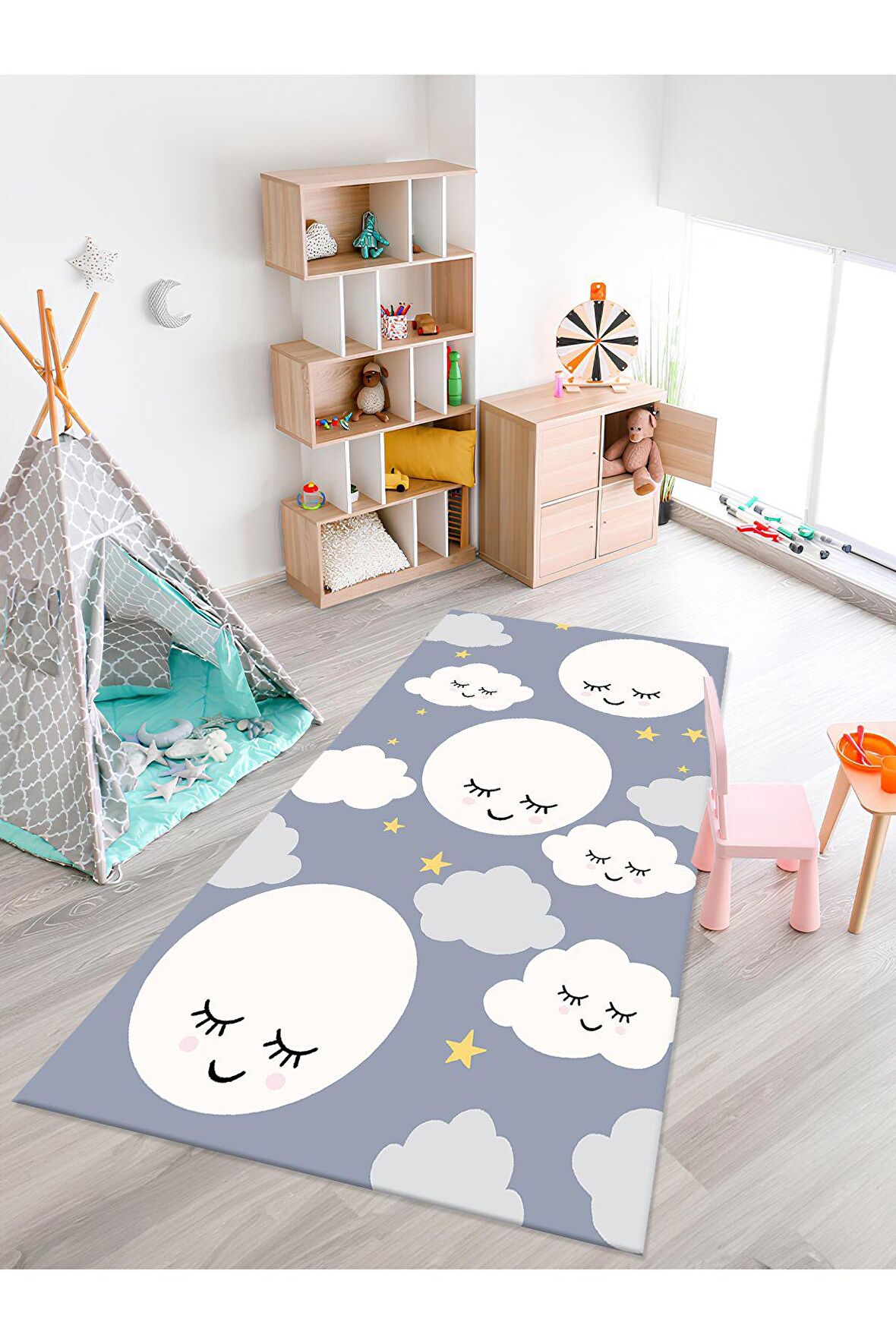 Yıkanabilir Kaymaz Taban Çocuk ve Bebek Odası