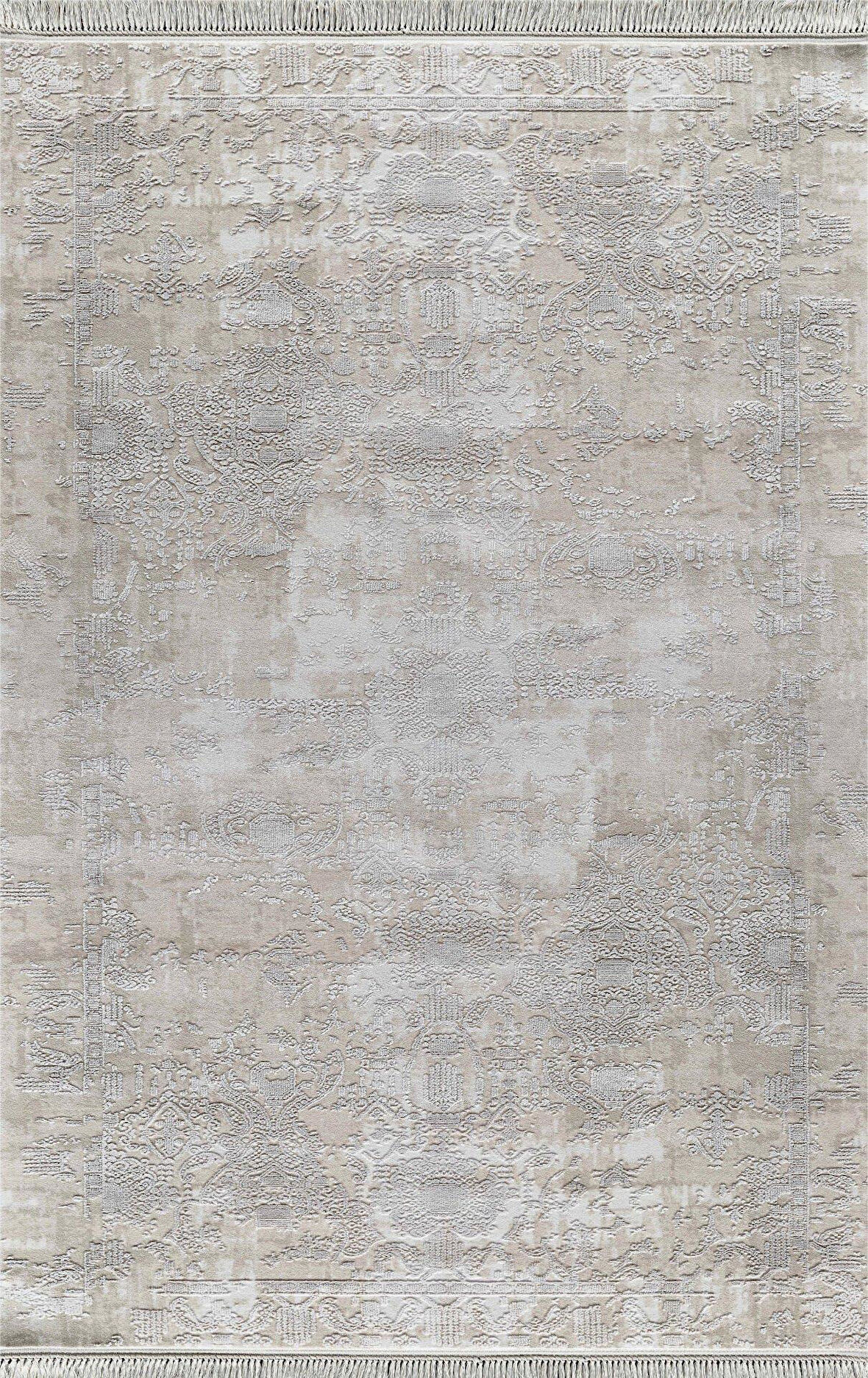 Artemis Halı Inspiration 00651H Bej Kemik Vintage Bambu Halı