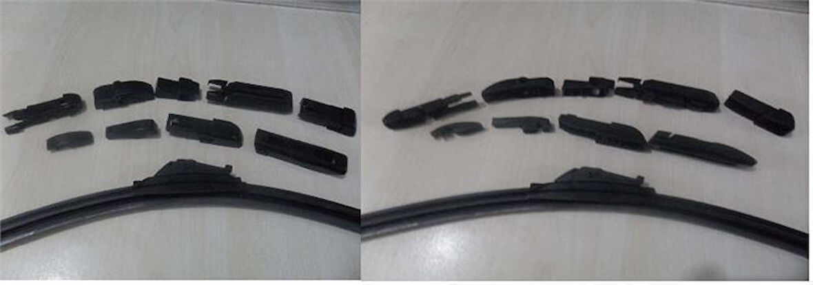 450Mm 9 Aparatlı Banana Tip Silecek Süpürgesi