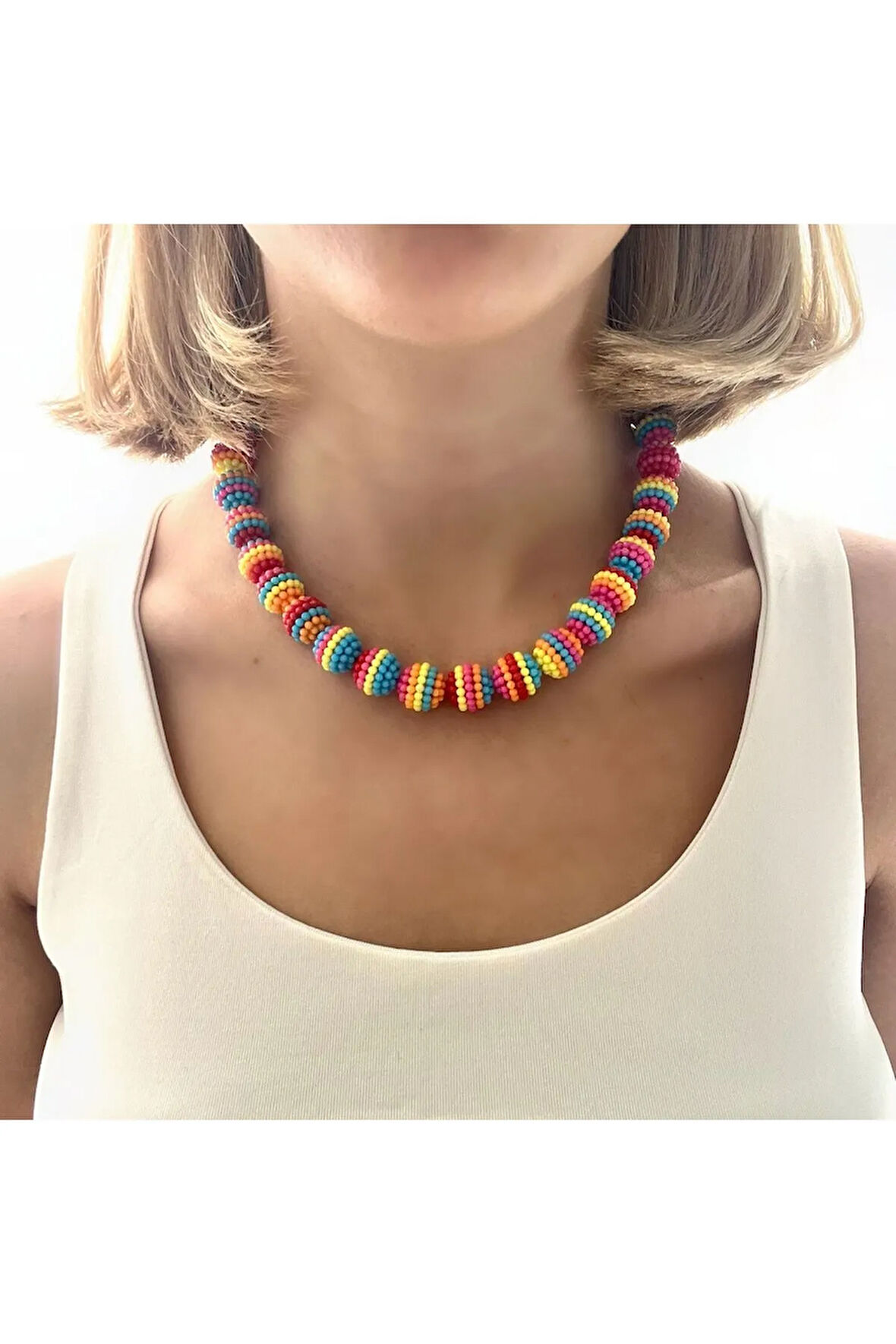 RENKLİ LOLİPOP SUMMER KOLYE VE BİLEKLİK