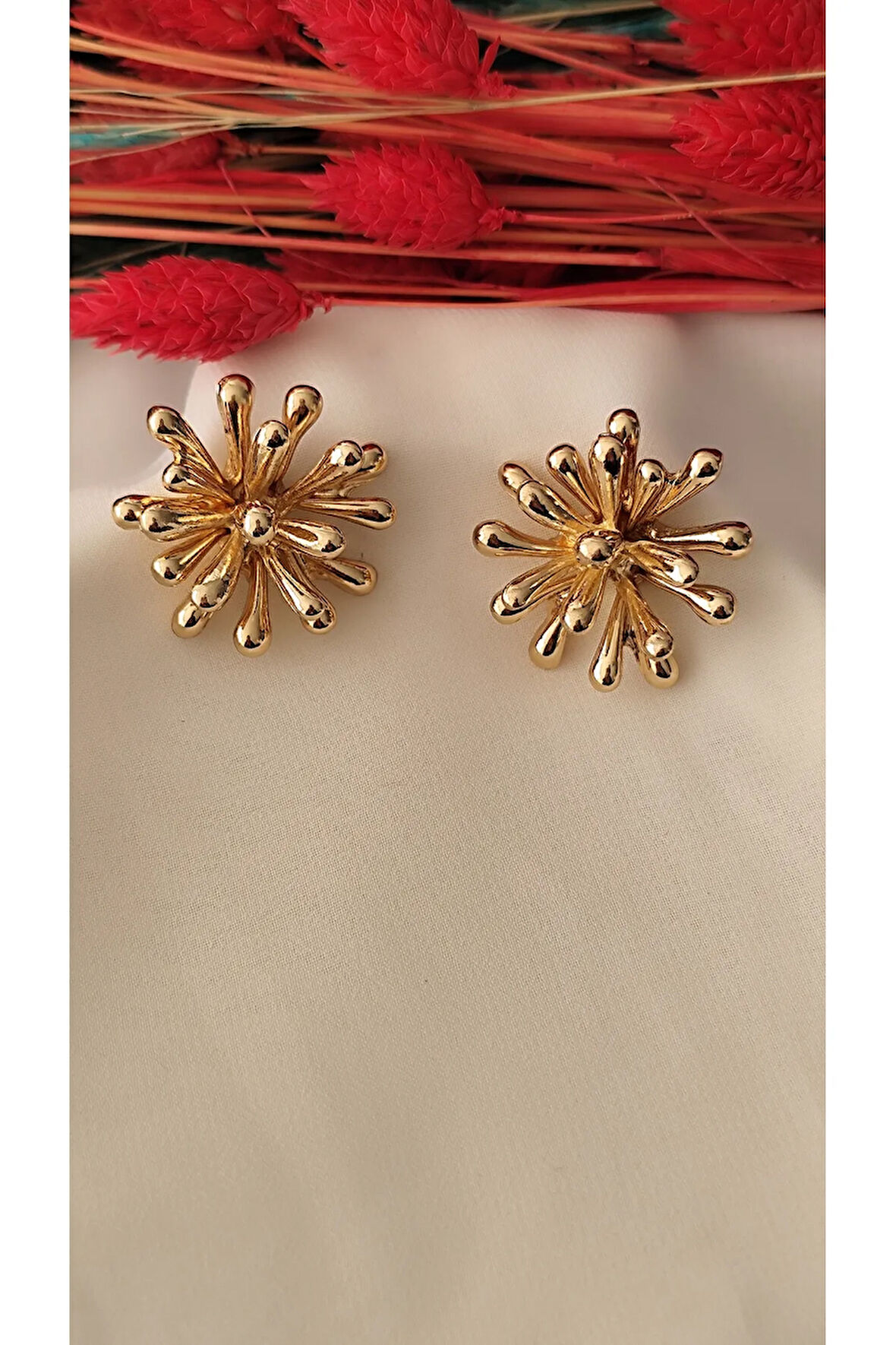 HAWAİ METAL GOLD KÜPE