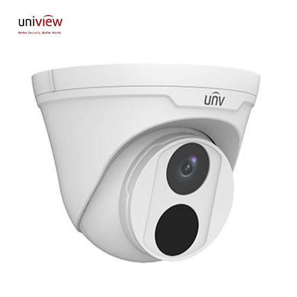 Uniview IPC3612LB-ADF28K-G 2 MP IP 2.8mm Sabit Lens H.265+ TrueWDR Dahili Mik. Dome Güvenlik Kamerası