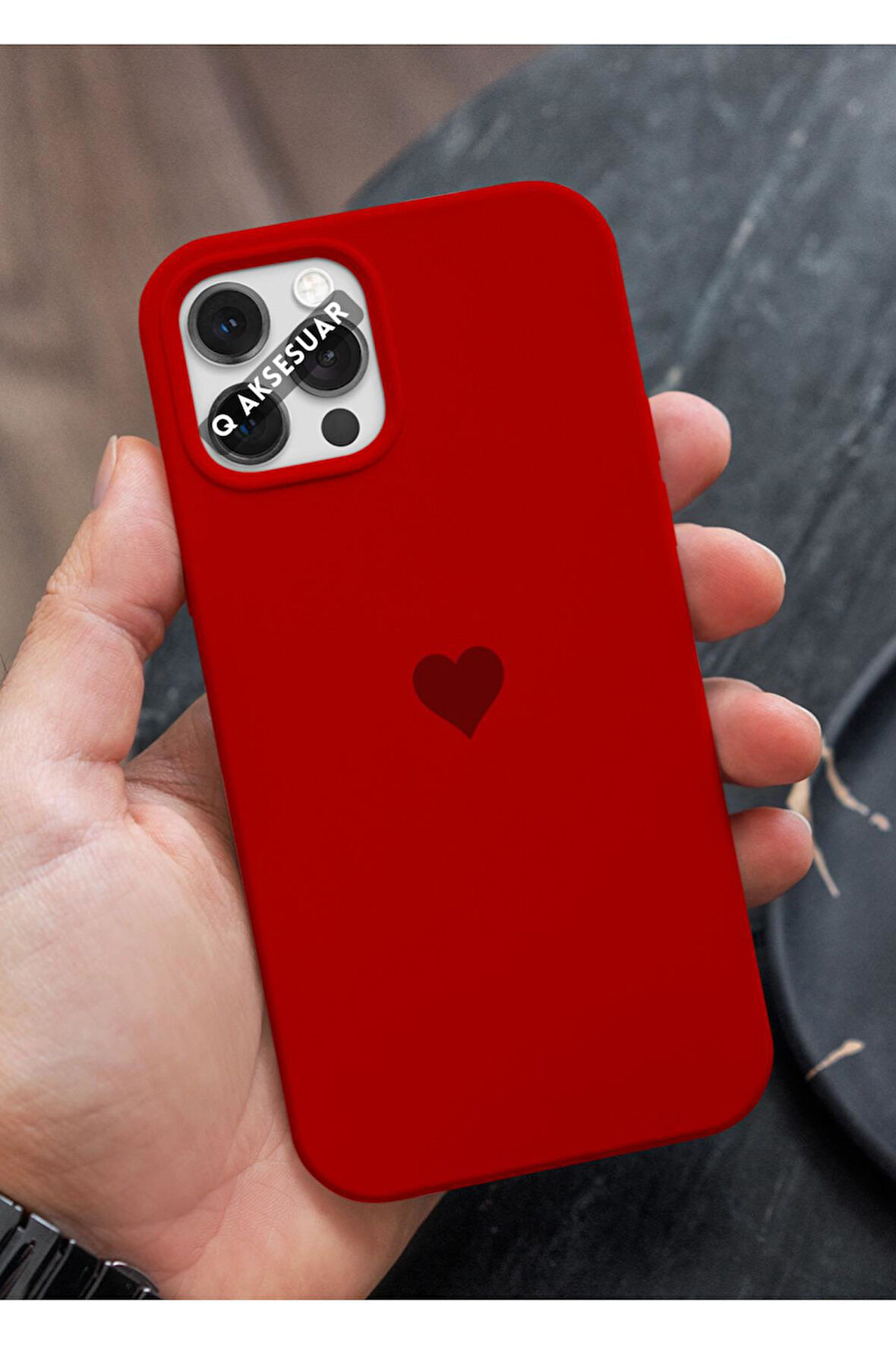 İphone 11 Pro Uyumlu Mini Kalp Serisi Basic Premium Telefon Kılıfı