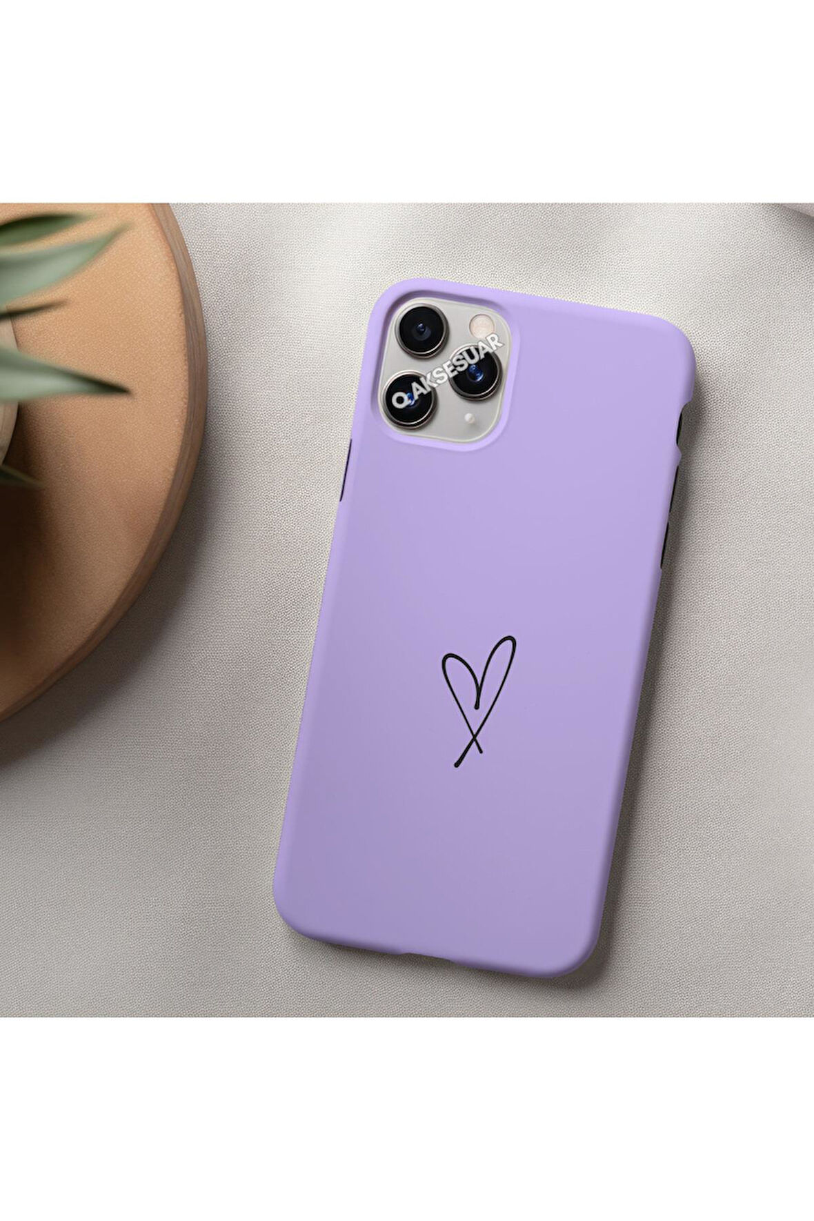 İphone 12 Mini Uyumlu Kalpli Kılıf