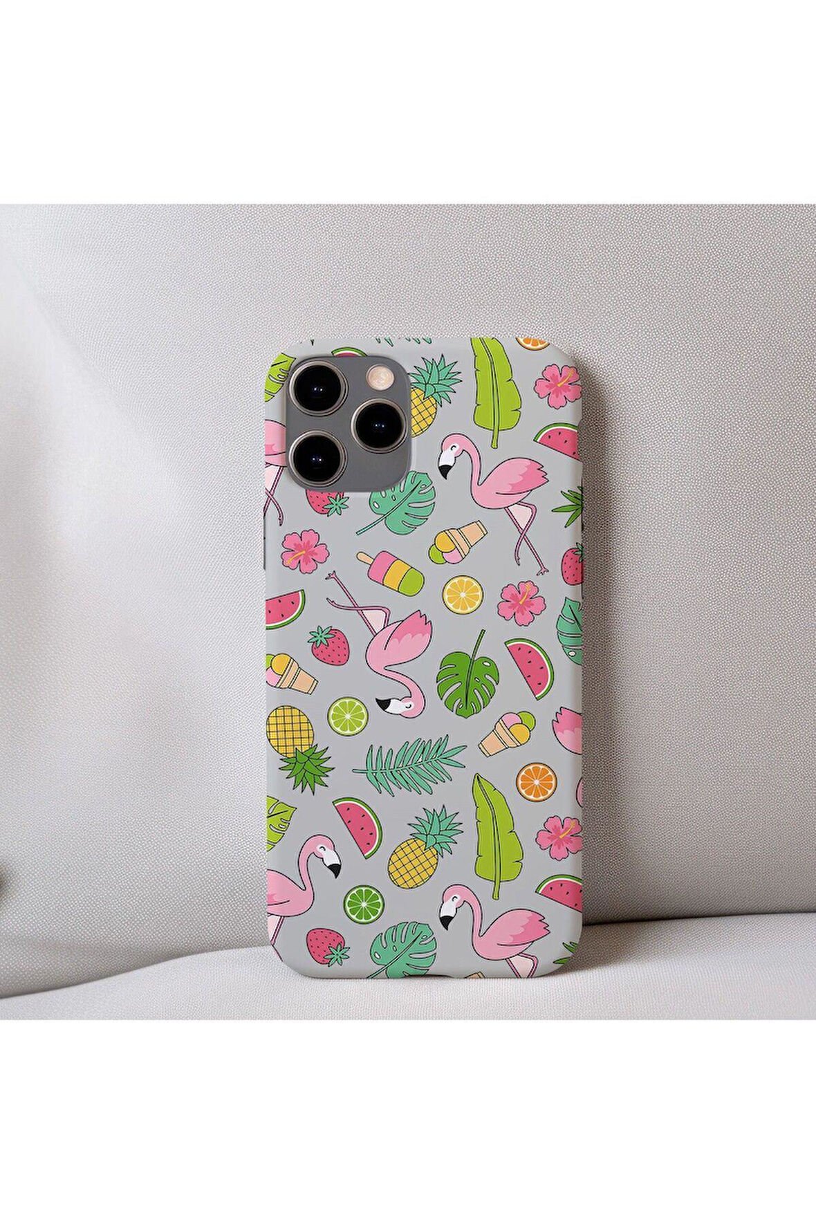 İphone 17 Pro Max Uyumlu İçi Kadife Desenli Telefon Kılıfı