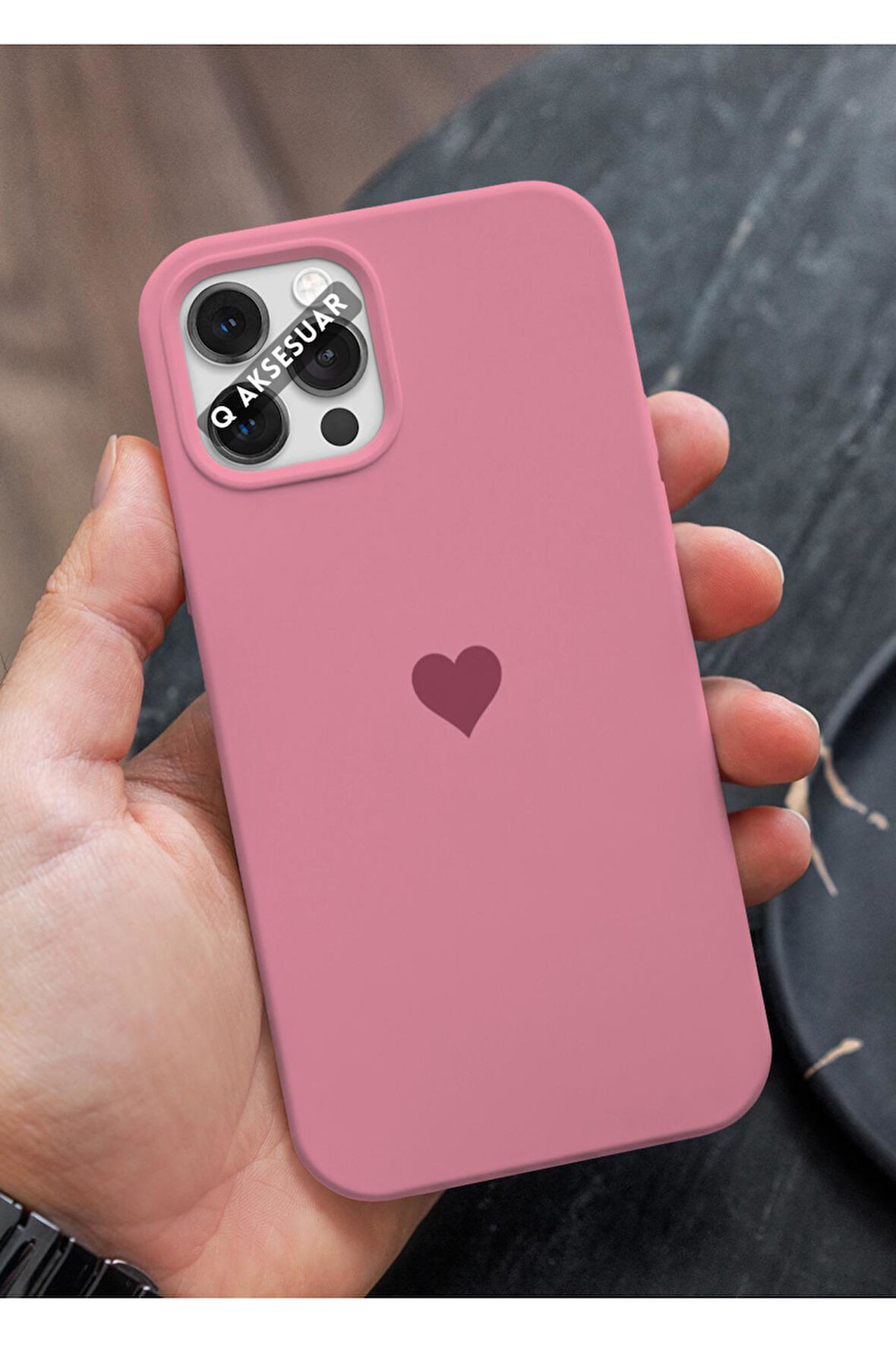 İphone 6 Uyumlu Mini Kalp Serisi Basic Premium Telefon Kılıfı