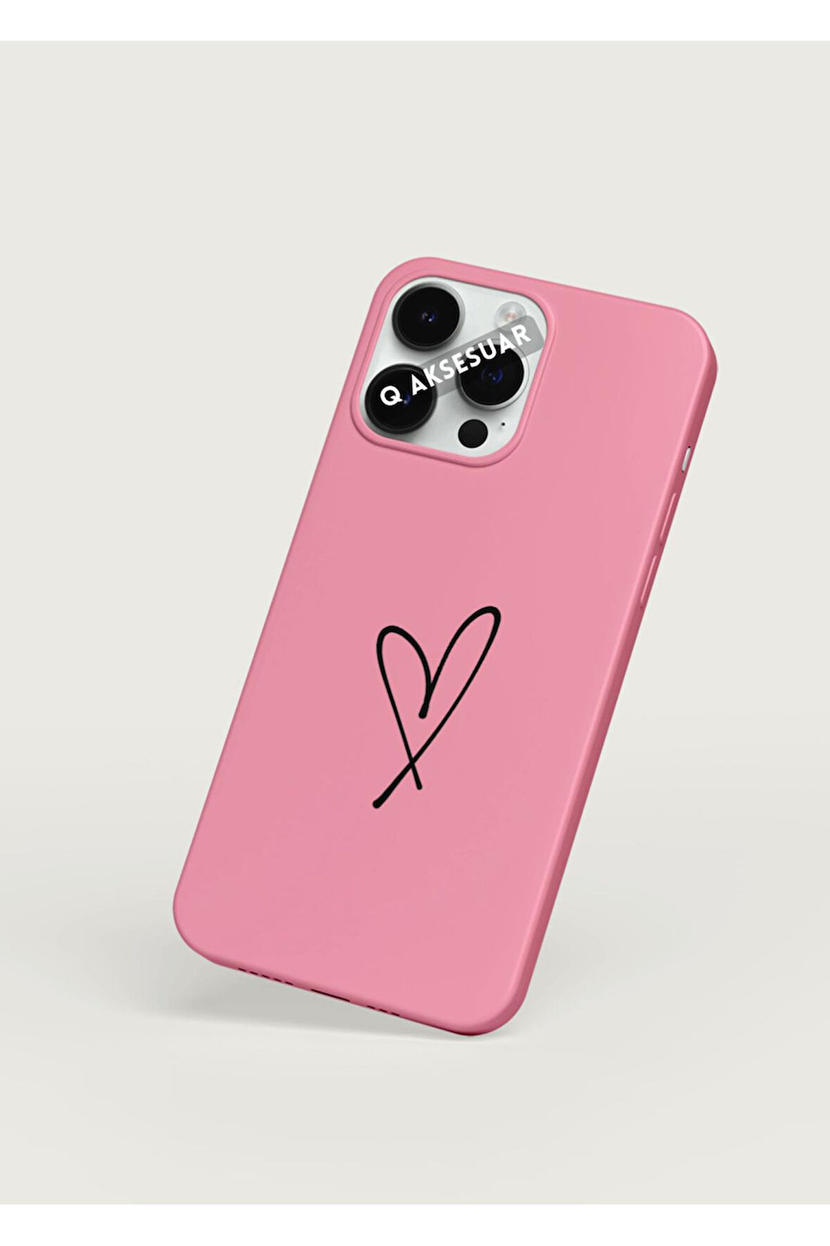 İphone 6S Uyumlu Kalpli Basic Premium Telefon Kılıfı