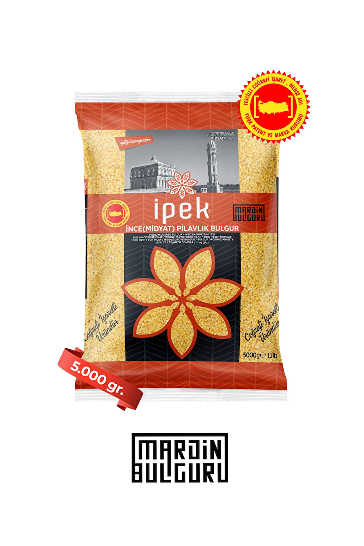 İnce (Midyat) Pilavlık Bulgur 5 Kg