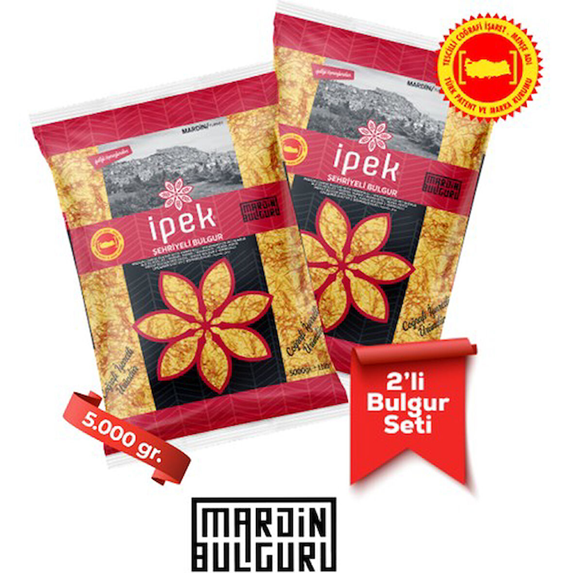 Ipek Bulgur Şehriyeli Bulgur 5 kg x 2 Adet