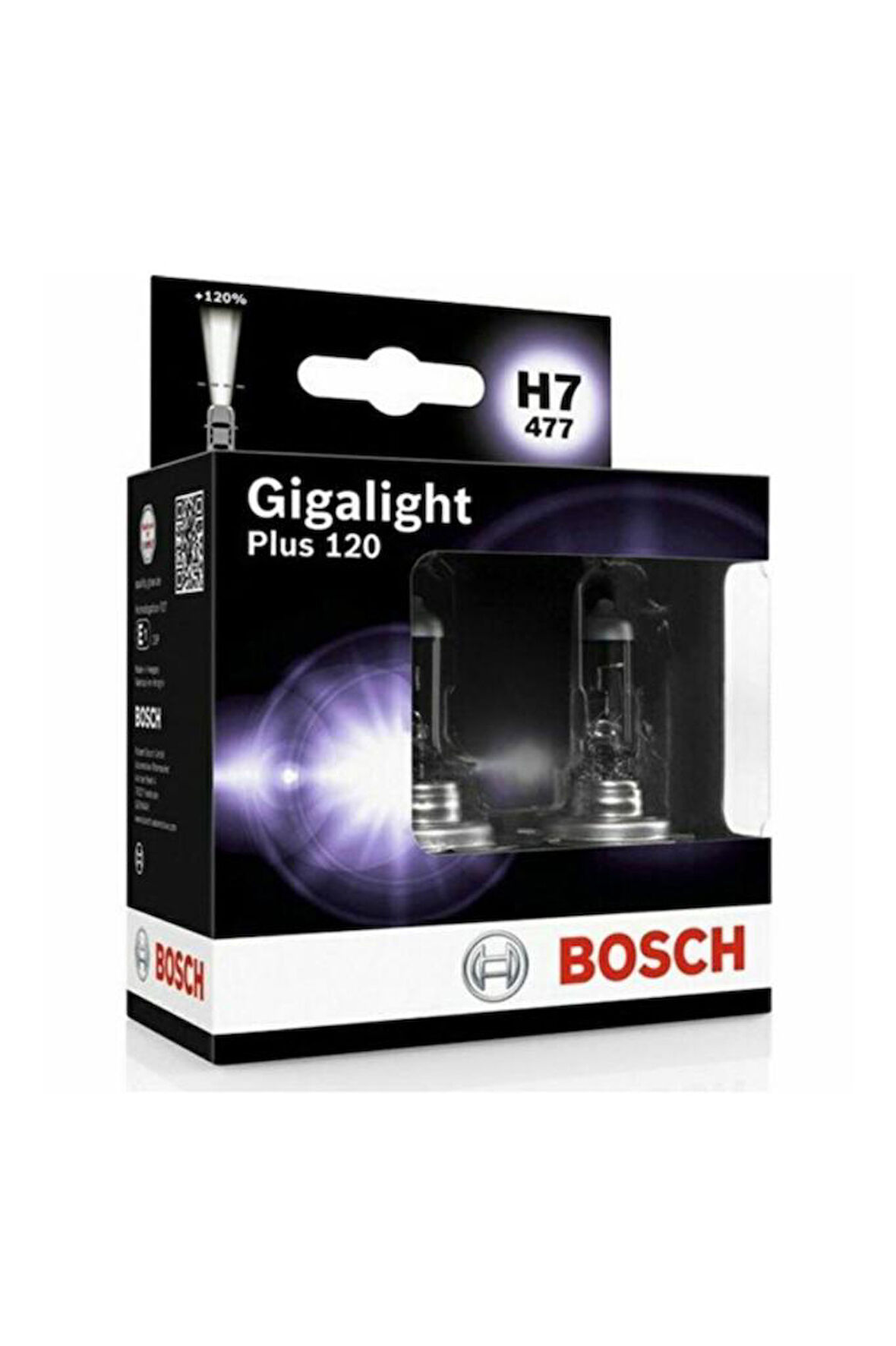 Gigalight Plus 120 H7 Ampül 2'li Set
