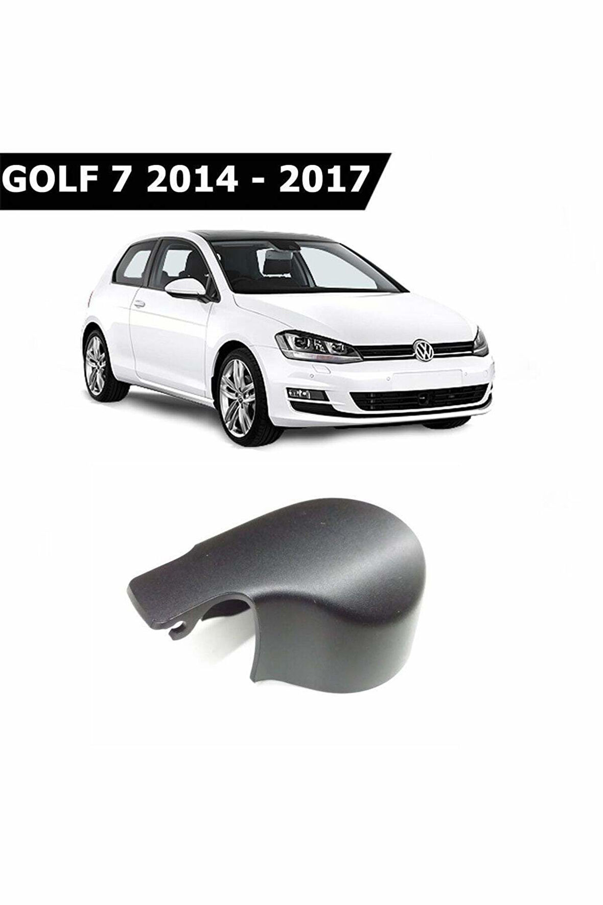 Volkswagen Golf 7 Uyumlu Arka Silecek Kapağı 2014 - 2017 5k6955435