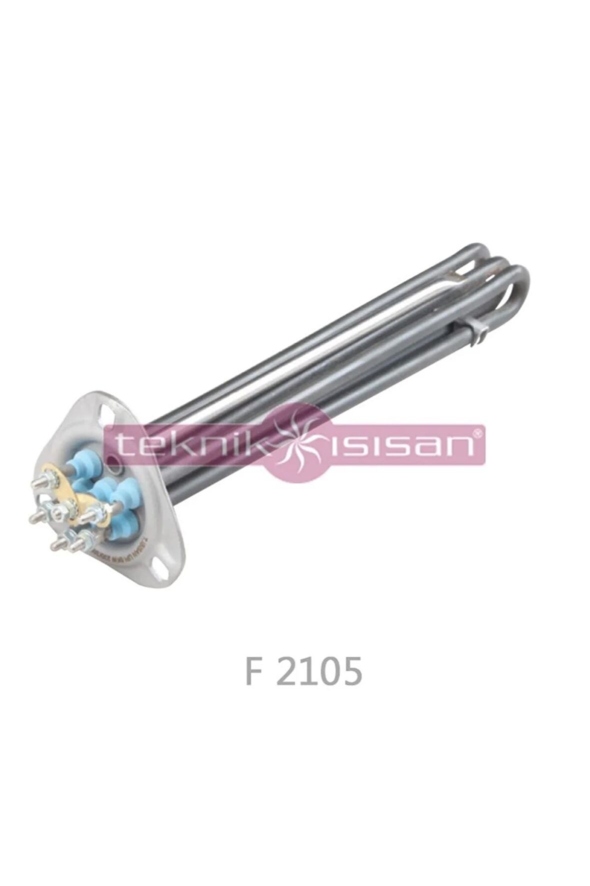 BULAŞIK YIKAMA MAKİNESİ REZİSTANS BOYLER 9000W 42CM 8,5MM 220/380V KÜÇÜK ÜÇGEN TEKNİK ISISAN (F2105)