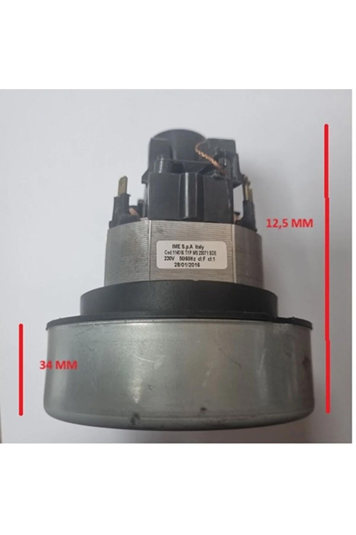 SÜPÜRGE MOTORU HCX1000E FINDIK (HWX-F 1000W CG19) Uyumlu