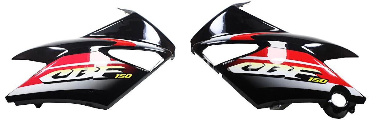 Honda CBF 150 Depo Yan Grenaj Takımı Siyah Yeni Model