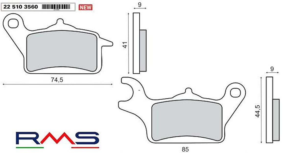 RMS 3560 Organik Fren Balatası