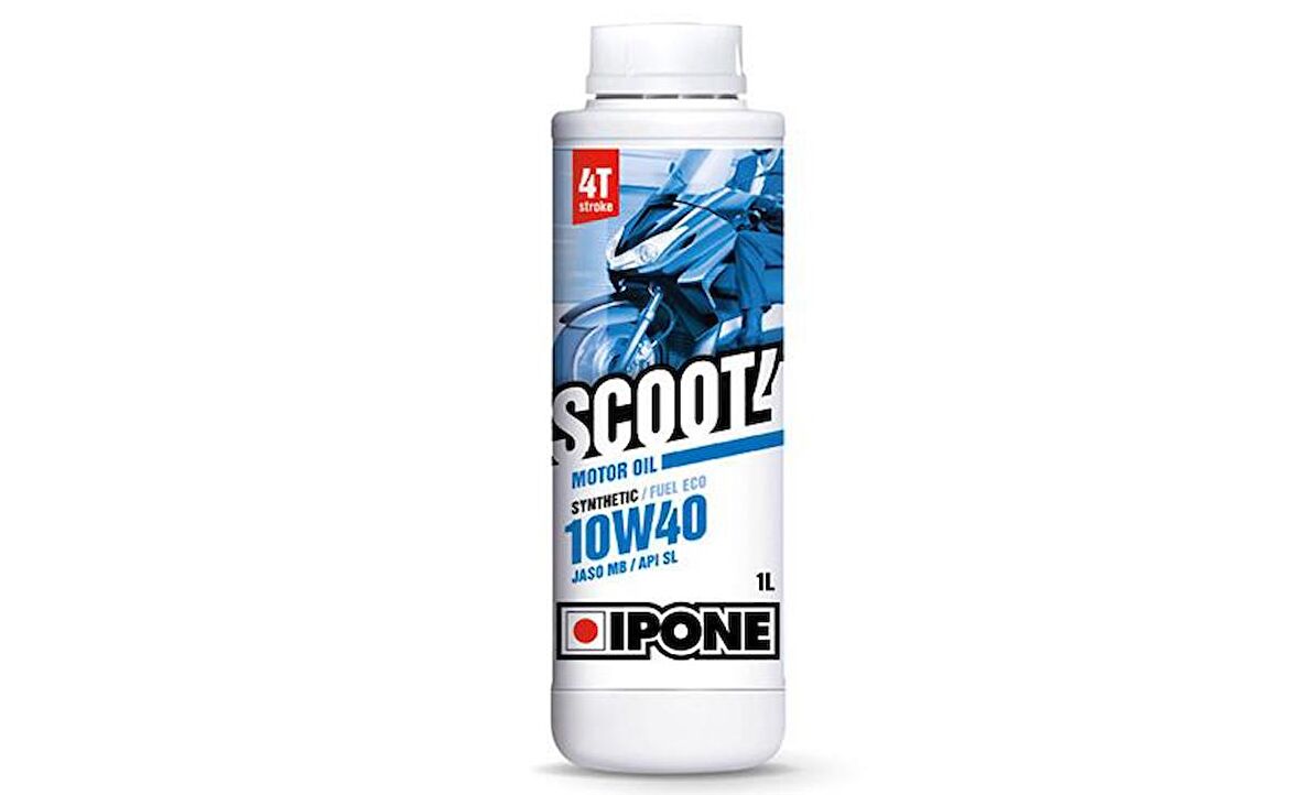IPONE Scoot 4 10W40 4T Sentetik Scooter Motor Yağı 1L