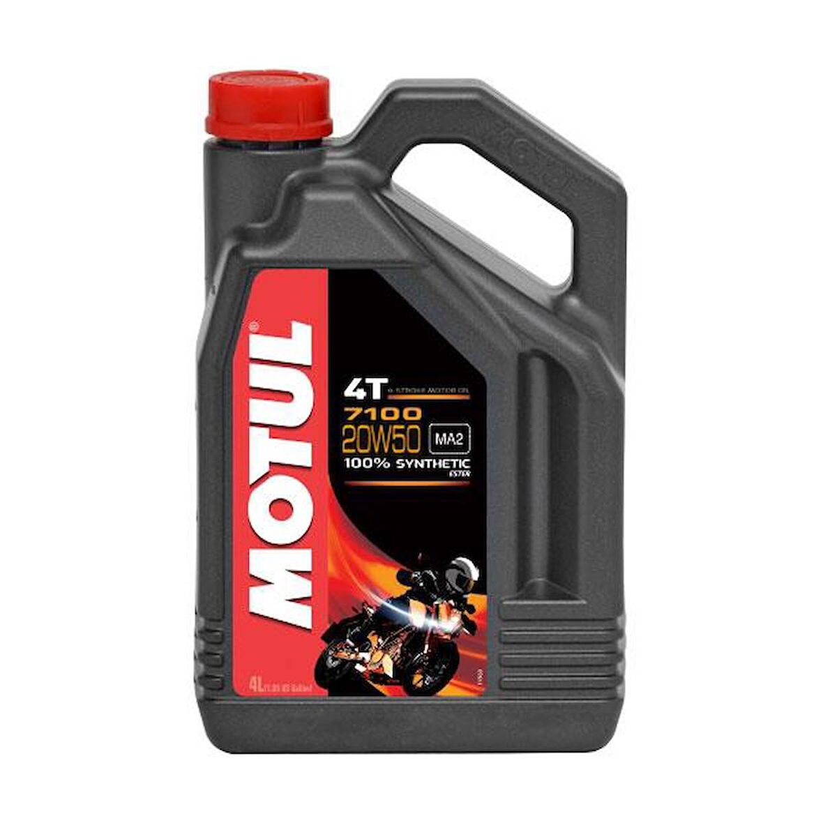 Motul 7100 20W50 4T Tam Sentetik Motosiklet Yağı 4L