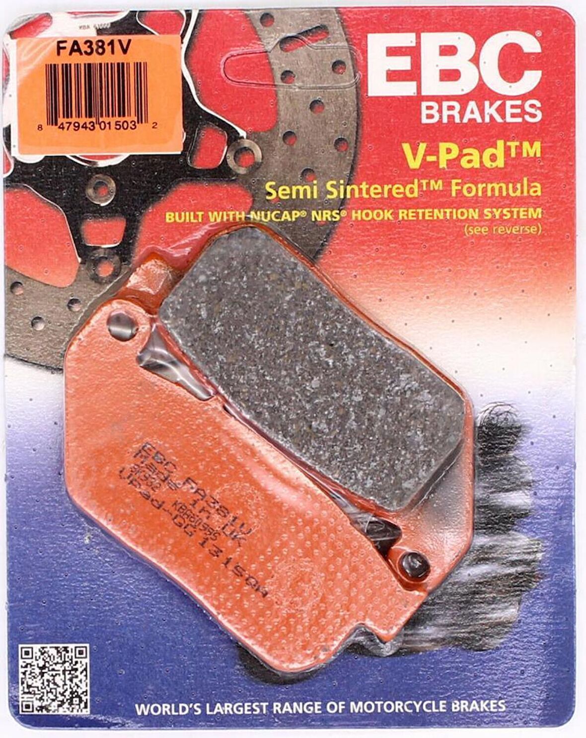 EBC FA381V Fren Balata Yarı Sinter