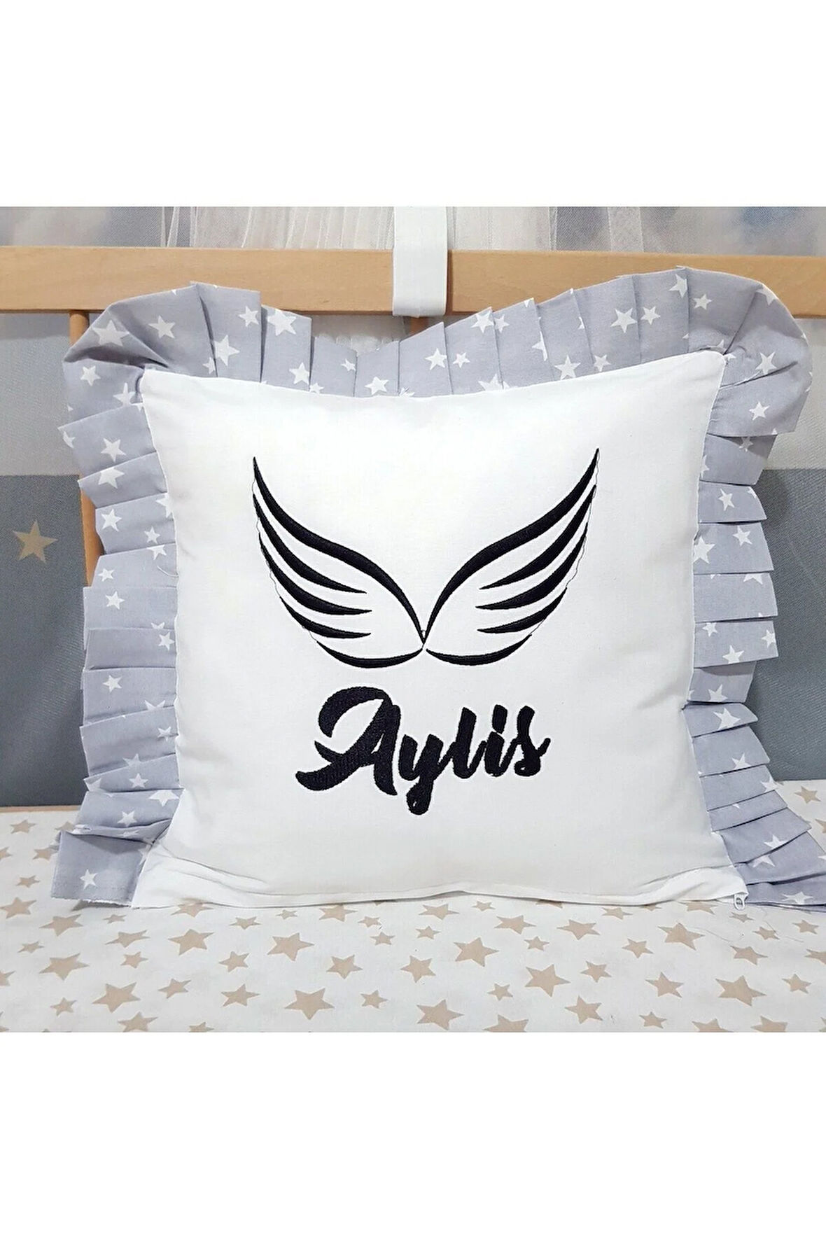 Kişiye Özel Hediyelik Nakışlı Aksesuar Yastık 40x40 Cm * * * Sevdiklerinizi Sevindirin! * * *