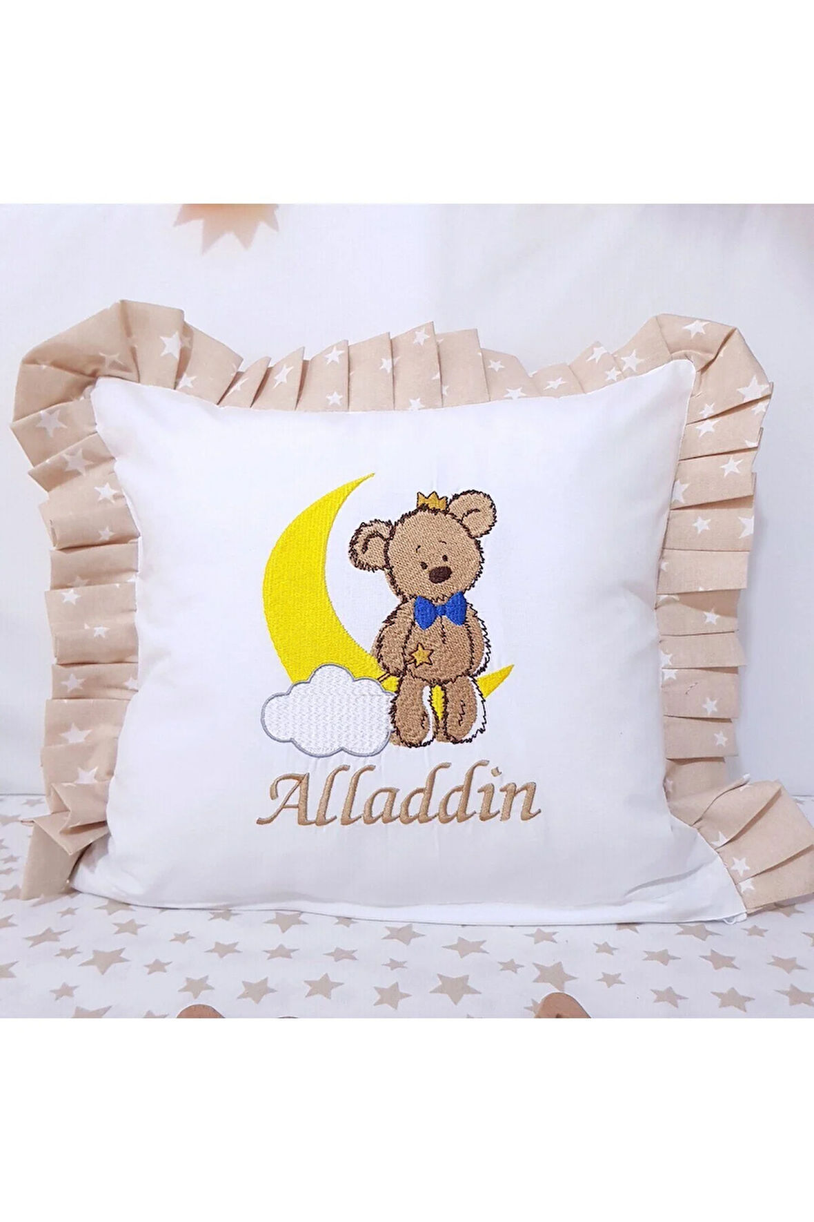 Kişiye Özel Hediyelik Nakışlı Aksesuar Yastık 40x40 Cm * * * Sevdiklerinizi Sevindirin! * * *