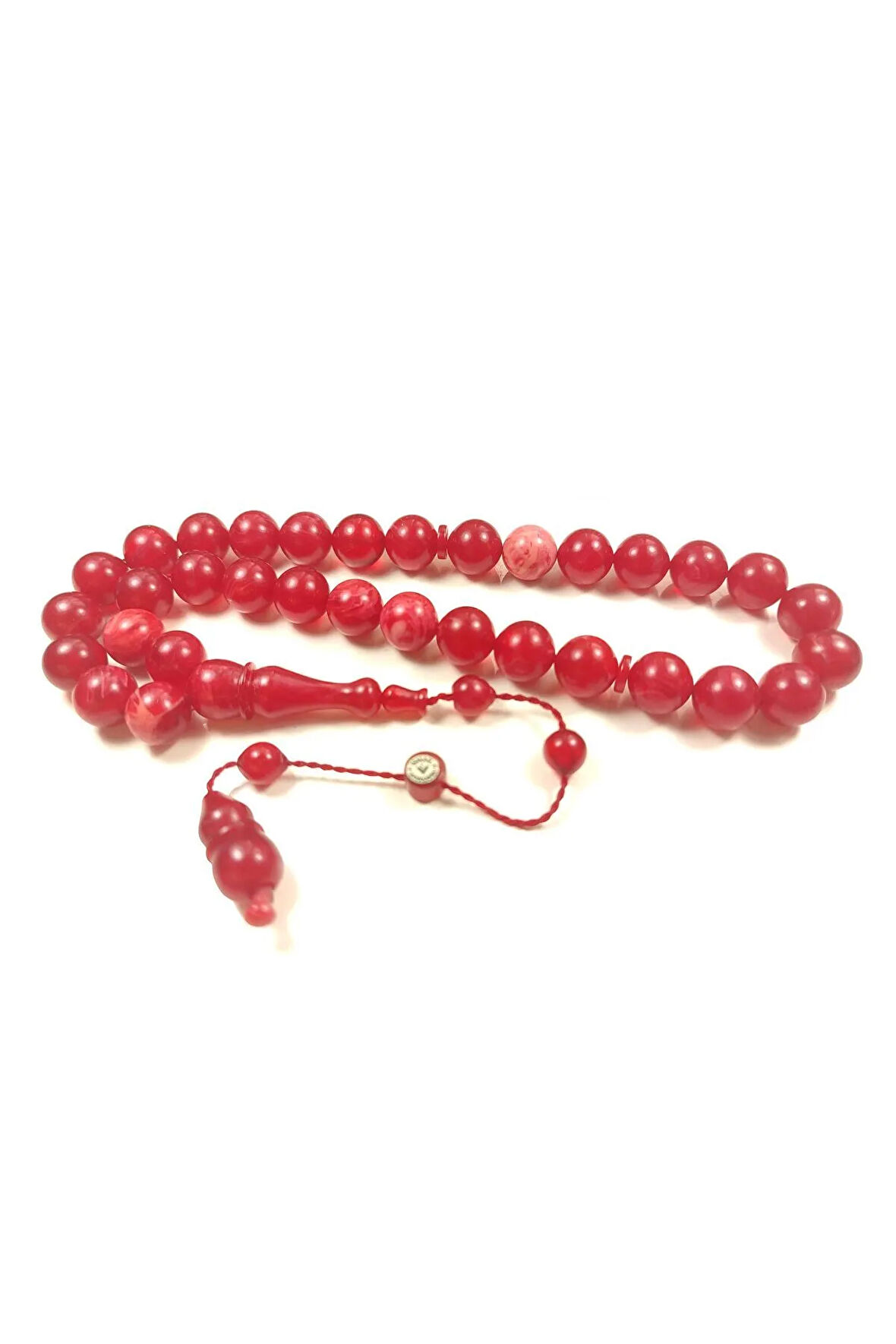 İsmail Karasapan Usta Eseri 0.6 mm Delim 3 Kat Cilalı Objeden Katalin Tesbih Sertifikalı 6121