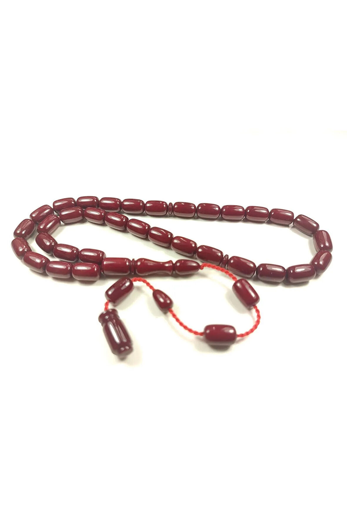 Darabacı Abdullah Usta Eseri 0.6 mm Delim 3 Kat Cilalı Tavla Pulu Tesbih Sertifikalı 6117